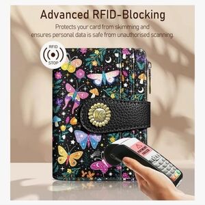 Floral RFID-Blocking Wallet